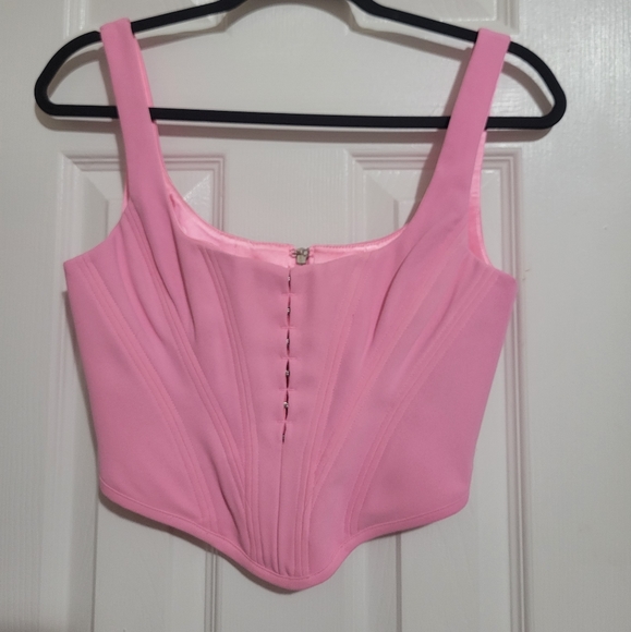 House of CB Tops - HOUSE OF CB Pink Corset Top